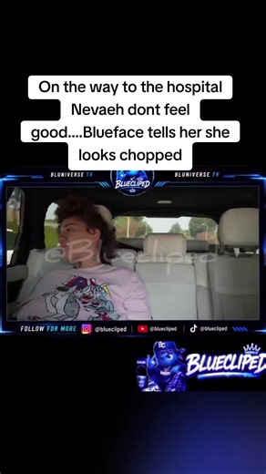 With Nevaeh not feeling well as they head to the hospital, Blueface somehow still finds time to roast her, telling her she looks “chopped.” 😭👀 Even during a serious moment, Blueface couldn't resist making a joke, leaving chat split between laughing and wondering if he should've picked a better time. Bluecliped Fam… was Blueface just trying to lighten the mood, or was this the wrong time for jokes? 🍿👀 #Blueface #Nevaeh #Pregnancy #Hospital #Bluniverse