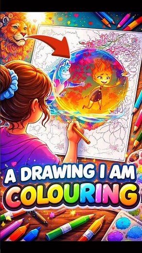 Elements anime drawing 🎨colouring game #shorts #pixelart #art #games
