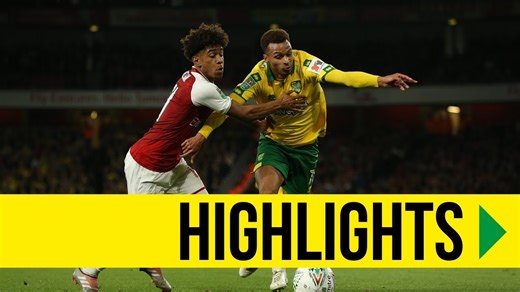 CARABAO CUP HIGHLIGHTS: Arsenal 2-1 Norwich City