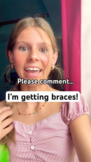 I’m getting BRACES & need your HELP!! 👄👀🩵 #shorts #fypシ