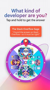 🧐 Are you the Eternal Optimist or the Feature Creeper or something else? Tap and hold to stop the wheel and see what kind of developer you are. Tag your developer friends and let us know what you got—and if it's accurate (Imagined with Microsoft Bing Image Creator from Designer) | Microsoft Developer