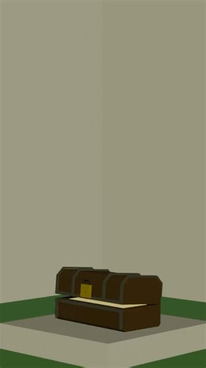 Low Poly Storage Chest #blender #medieval #lowpoly