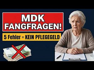 Pflegegrad-Check: MDK-Gutachter kommt? Tu das auf keinen Fall!