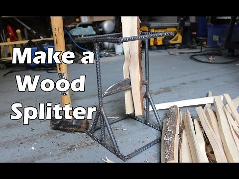 How to Make a DIY Kindling Splitter from Rebar