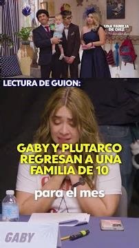 Gaby y Plutarco regresan a Una Familia de Diez 😍 #UnaFamiliaDeDiez #comedia #humor