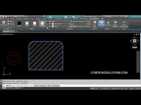 How to Hatch Objects in AutoCAD