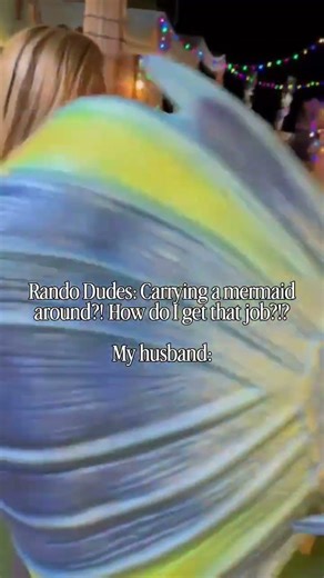 He gets paid in mermaid kisses & starfish wishes 😘🧜🏼‍♀️💞 #mermaid #mermaidlove