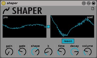 Shaper - Max for Live effect for audio mangling from K-Devices