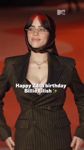 Happy birthday to a record breaking nine-time Grammy Award winner and two-time Oscar winner, the incredibly talented, Billie Eilish ✨💫 #BillieEilish #MTVCeleb | MTV UK