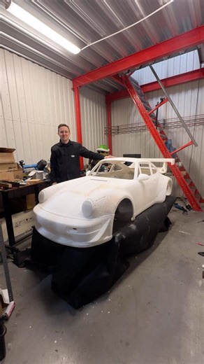 Making a Porsche Race Car. Not a toy like ones you seen #criticalcustoms #automobile #porsche
