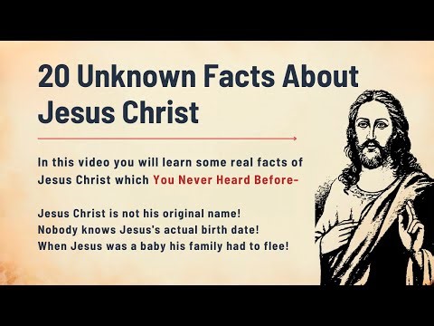 Lesser-Known History Facts Of Jesus Christ | English Listening Practice