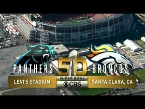 SUPERBOWL 50 Panthers vs Broncos CBS intro