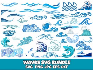 Ocean Wave SVG Bundle: Mandala Vector Cut Files (digital Download) - Etsy