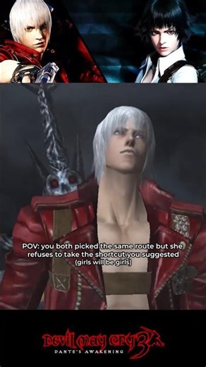Dante vs Lady Climb Scene Devil May Cry 3 Cutscene