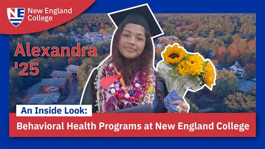 Meet Alexandra '25, a recent graduate who found her calling at New England College through our Psychology, B.A. program! 🎓 She shares how NEC’s supportive community helped her build the foundation she needs to pursue her dream of becoming a therapist. Alexandra also had the opportunity to participate in NEC's Community Mental Health Co-Op, giving her a hands-on, paid experience while in college. 💰 Now, she’s continuing her journey with our Clinical Mental Health Counseling M.S. degree right he
