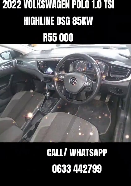 2022 VOLKSWAGEN POLO 1.0 TSI HIGHLINE DSG 85KW (ODO : 62638) 62638 KM .STARTER .REGISTERED 07.01.22 ODOMETER : 62638 (AS DISPLAYED) REG : FSP187L R55 000 BANK REPOSSESSED VEHICLES #vw #vwpolo #auctionhouse #bankrepossessedcars #