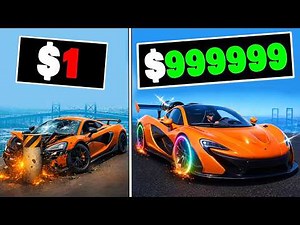 $1 to $1,000,000 McLaren in GTA 5!