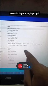 check how old your pc is #pctips #laptoptips #nitlify