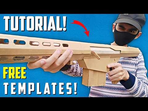 How to make AMAZING cardboard Sniper | Cardboard Barret m-82
