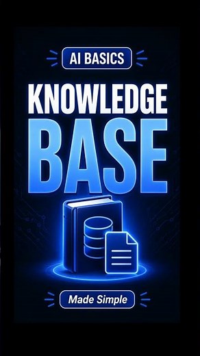 What is Knowledge Base? ( Explained Simply )| AI Basics for Beginners #AIBasics