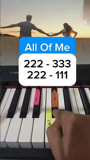 SUPER EASY PIANO TUTORIAL #shorts #pianotutorial #allofme