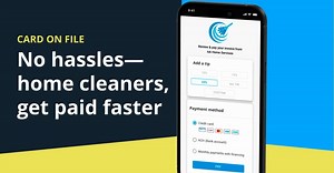 Get paid immediately by residential or commercial customers with Housecall Pro's Card on File. Cut out the hassle of chasing past-due invoices. Simplify your payment process and keep a steady cash flow. Learn more: https://bit.ly/3xAriqn | Housecall Pro | Facebook