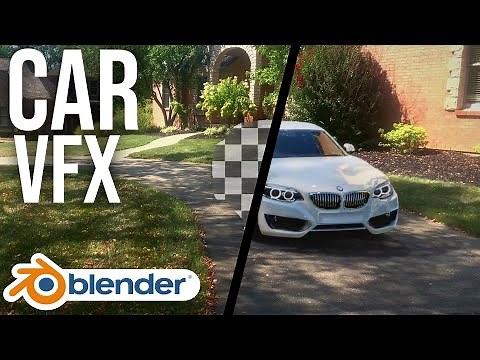 How to Add a Car Using VFX In Blender