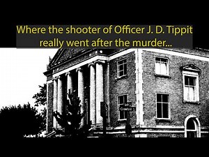 Where did Officer Tippit's murderer hide after the killing?