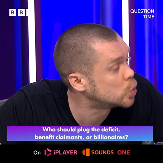 57K views · 502 reactions | “Who should plug the deficit, benefit claimants, or billionaires?” Watch what the Question Time panel said on this question in 2 minutes Catch up with the whole of this week’s #bbcqt debate from Dartford, on Sounds and iPlayer now: bbc.co.uk/programmes/m0029960 | BBC Question Time | Facebook