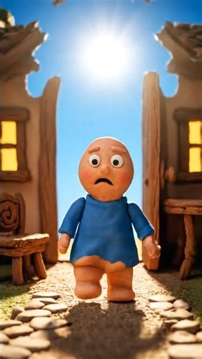 What Happens When You Leave a Clay Figure in the SUN? #shorts #claymation #animation #3danimation