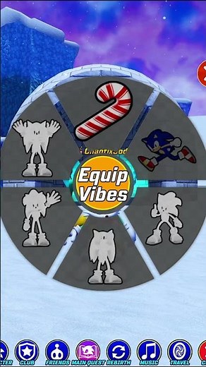 FREE Candy Cane Emoji Code for Sonic Speed Simulator!