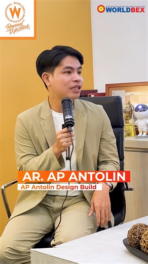 The WORLDBEX BEYOND EXPOSITION PODCAST is back for 2026! 🎙️ Meet Architect AP Antolin, the principal architect behind AP Antolin Design Build, known for his geometric designs and works related to residential, commercial, and specialty projects, combining architecture, design, and construction management. In this episode, we dive into his journey to becoming an architect and the experiences that shaped his career. WORLDBEX is happening on March 12 to 15, 2026 at World Trade Center Metro Manila a
