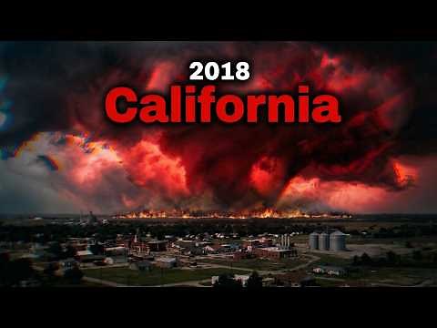 The First Fire Tornado Ever Recorded - California 2018