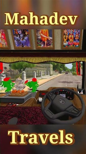 Bus Simulator Indonesia Tata Mahadev Travels #youtubeshorts #shorts #trending #ytshorts #bussid #yt