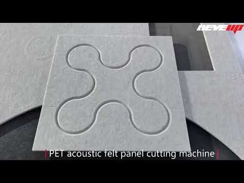 CNC knife cutting grooving machine for acoustic wall panel sound abosrbing ceiling board