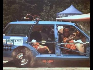 Crash-Test schlechte Ladungssicherung