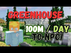 The BEST AFK Moneymaking method for Hypixel Skyblock in 2026 | Greenhouse Guide