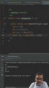 El operador de asignación y casting en Java.