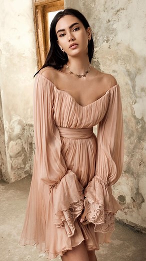 4.4K views · 30 reactions | Allegra Dress - a boho-inspired dress that effortlessly captures the essence of laid-back elegance. Crafted from silk and adorned with delicate lace embroidery, this enchanting dress is perfect for day events and bridesmaids alike, embodying effortless elegance with a touch of ethereal charm. 勇 #RheaCosta #Boho #AllegraDress | Rhea Costa | Facebook