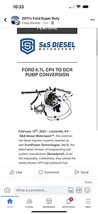 S&S CP4 Replacement Kit - Ford Truck Enthusiasts Forums