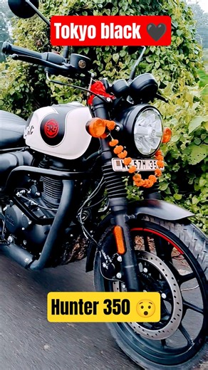 Top Model Hunter 350 | Tokyo Black | Royal Enfield | #shortvideo