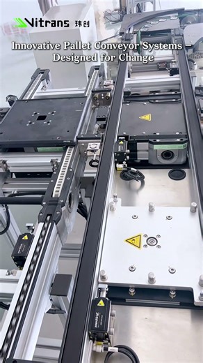 Modular Pallet System Improves Factory Flow #conveyor #palletconveyor #factory #machine #automobile
