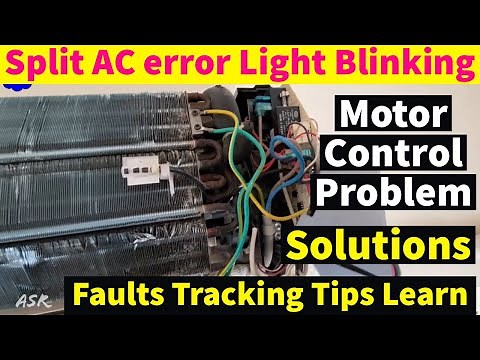 Split AC start some time after light blinking in display ac not work what’s Problem repair video