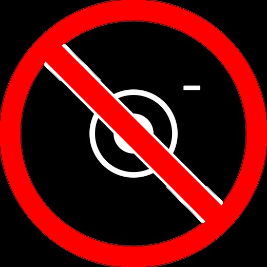 Download No camera allowed, no video, no photo prohibition sign symbol icon transparent background for free