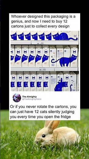 This milk carton packaging is actually genius #ProductDesign