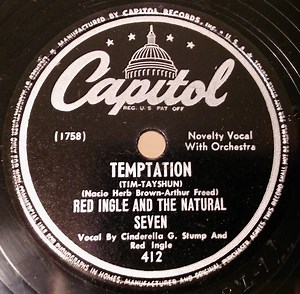 Red Ingle And The Natural Seven - Temptation (Tim-Tayshun)