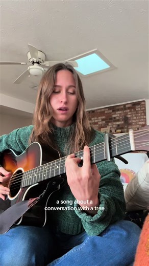 a song about a conversation with a tree 🌳 don’t know what it’s called yet #folk #acoustic #originalsong #singersongwriter #lyrics #treesong #indiefolk #indiemusic