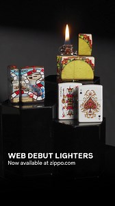4.4K views | Go all-in on our January Web Debut! ♠️  Shop these designs while they’re exclusive to zippo.com. | Zippo | Facebook