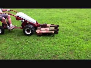 Video #8 Gravely Tractor Demonstration Series 1969 Gravely Tractor CI 40" Commercial Mower