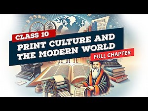 Print Culture and The Modern World Class 10 full chapter (Animation) | Class 10 History Chapter 5
